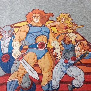 Thundercats Group Gray Graphic Tee Size XL